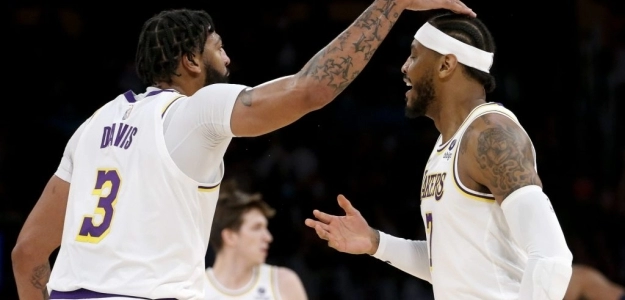 Los Angeles Lakers, victoria con líder Carmelo Anthony. Foto: gettyimages