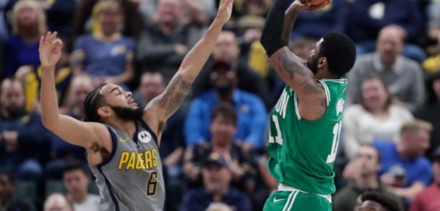 Kyrie Irving estuvo muy activo hasta al final del tercer cuarto.