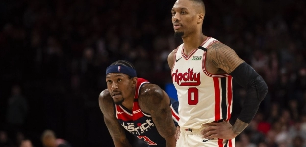 Damian Lillard y Bradley Beal, estrellas de la NBA.