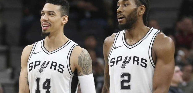 Danny Green y Kawhi Leonard, jugadores de Toronto