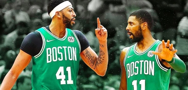 Anthony Davis y Kyrie Irving, en un montaje. Foto: YOUTUBE