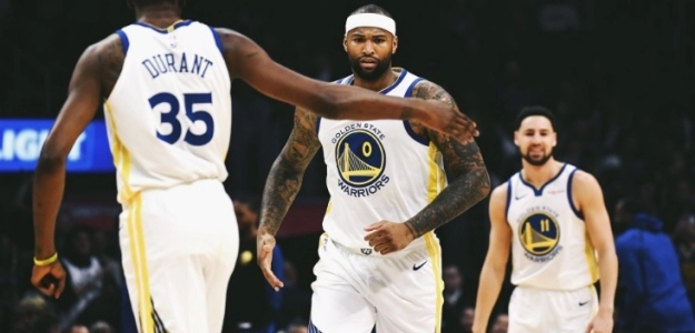 DeMarcus Cousins, jugador de Golden State Warriors.