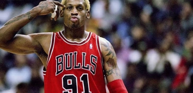 Dennis Rodman, ex jugador de Chicago Bulls.