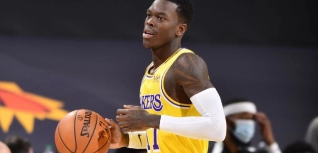Dennis Schröder, jugador de Los Angeles Lakers.