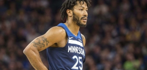 Derrick Rose, jugador de Minnesota Timberwolves.
