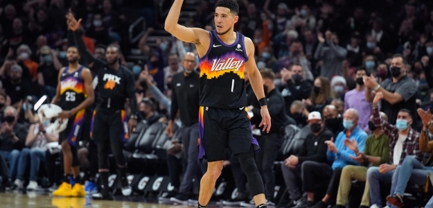 Devin Booker, estadísticas NBA racha triunfal. Foto: gettyimages
