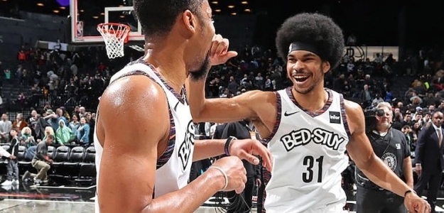 Allen y Dinwiddie son dos piezas claves del futuro de la franquicia. Foto: nba.com