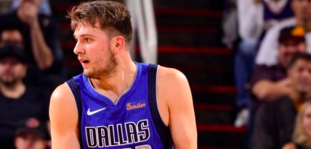 Doncic, en su primer partido NBA.