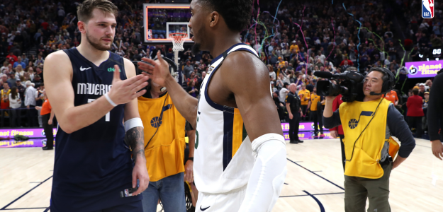 Luka Doncic y Donovan Mitchell, rumores NBA. Foto: gettyimages