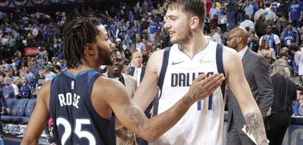 Derrick Rose y Luka Doncic se quedan a las puertas de la titularidad en el All Star.