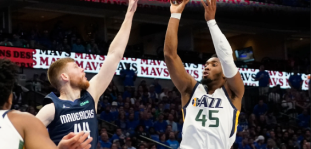 Donovan Mitchell, brutales datos en playoffs. Foto: gettyimages