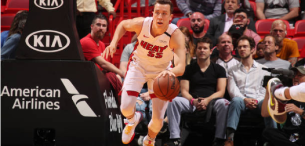 Duncan Robinson, consumado tirador de tres en NBA. Foto: gettyimages