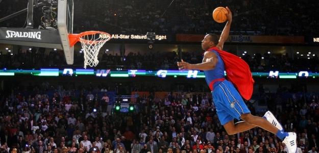 Howard vuela en el concurso del 2008, el cual ganó. Foto: nba.com