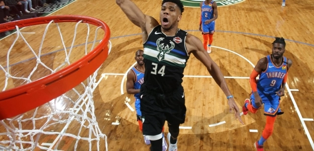 Giannis Antetokounmpo, jugador de Milwaukee Bucks.