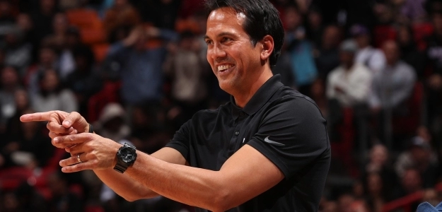 Erik Spoelstra, entrenador de Miami Heat.