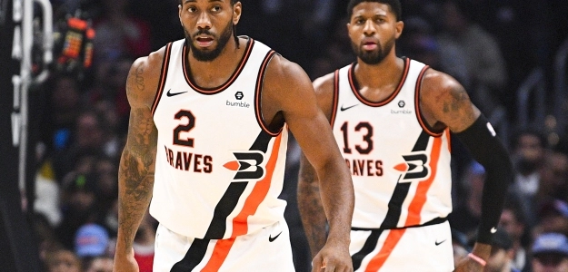 Paul George y Kawhi Leonard | Foto: getty images