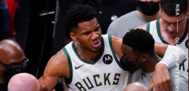 Giannis Antetokounmpo, estrella de Milwaukee Bucks.