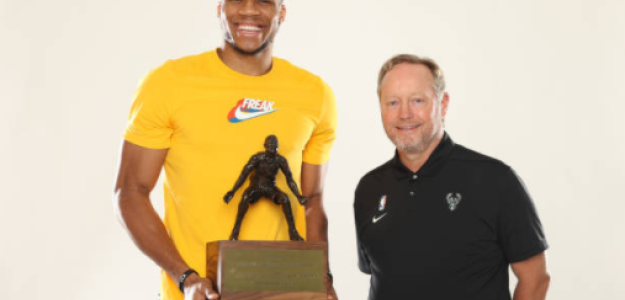 Giannis Antetokounmpo, mejor defensor del año y posible MVP. Foto: gettyimages