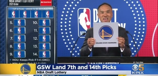 Golden State Warriors tendrá dos elecciones en el Draft.