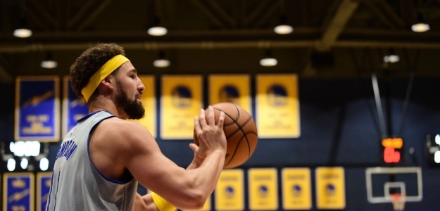 Klay Thompson, estrella de Golden State Warriors. 
