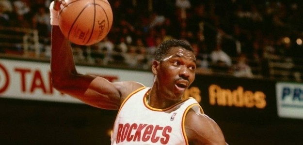 Hakeem Olajuwon, cuádruple-doble. Foto: gettyimages