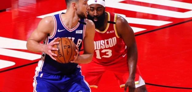 James Harden contra Ben Simmons.