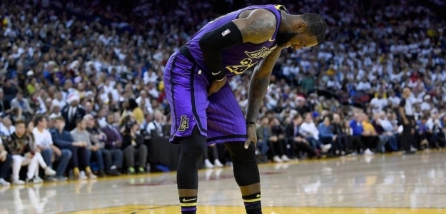 LeBron James, en el partido navideño contra GSW