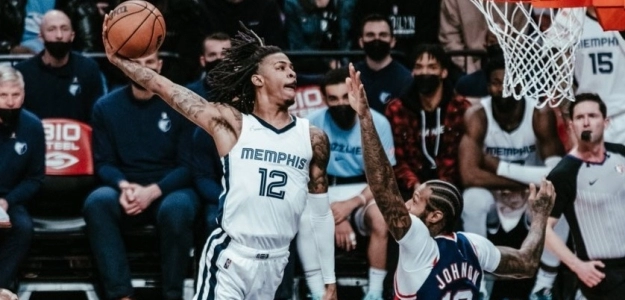 Ja Morant, jugador de Memphis Grizzlies.