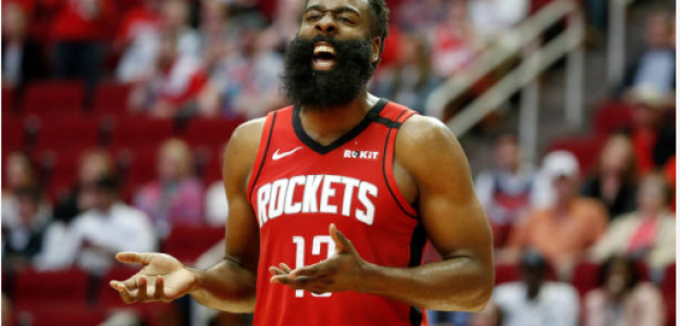 James Harden, escaso tirador de media distancia. Foto: gettyimages