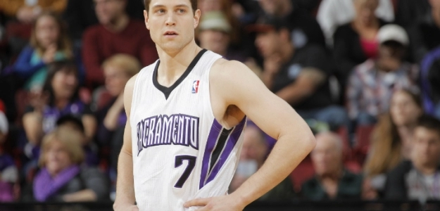 Jimmer Fredette, con la camiseta de los Kings.