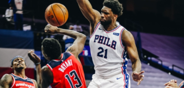 Joel Embiid fue el mejor de los Sixers la pasada madrugada.