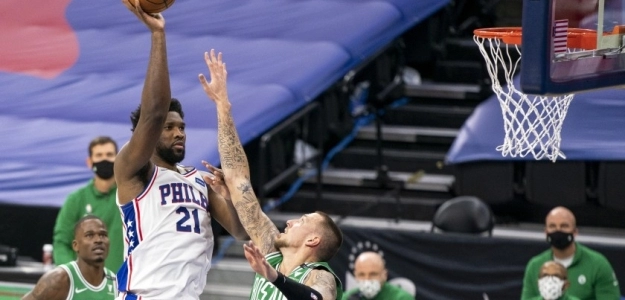 Joel Embiid, candidatura a ser MVP temporada NBA 2021. Foto: gettyimages