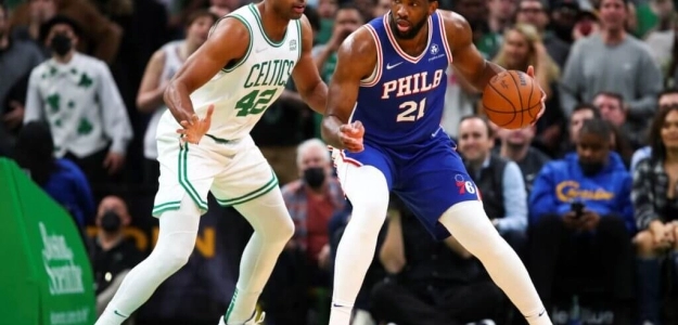 Joel Embiid, frustrado y secuelas del COVID. Foto: gettyimages
