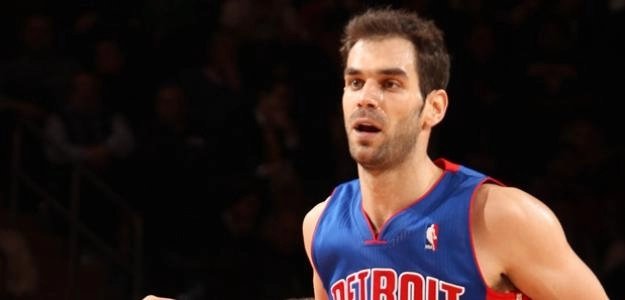 José Calderón, jugador de Detroit Pistons. 