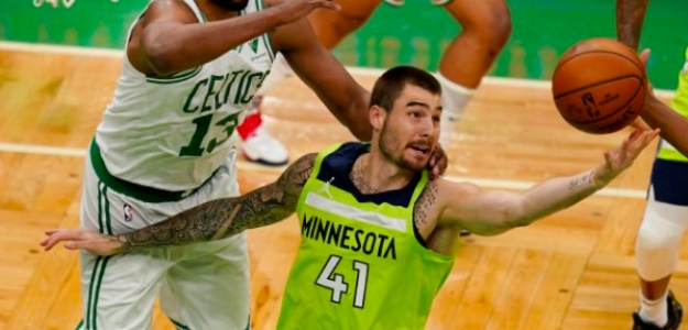 Juancho Hernangómez, nuevo jugador de Boston Celtics.