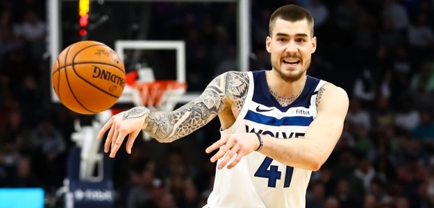 Juancho Hernangómez, con la camiseta de Minnesota Timberwolves.