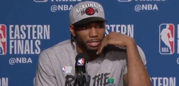Kawhi Leonard, jugador de Toronto Raptors.