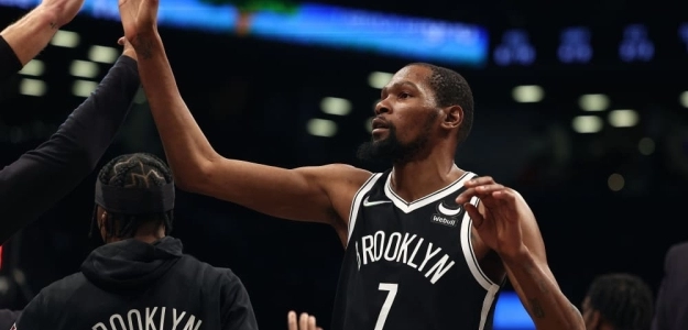 Kevin Durant, todavía jugador de Brooklyn Nets. 