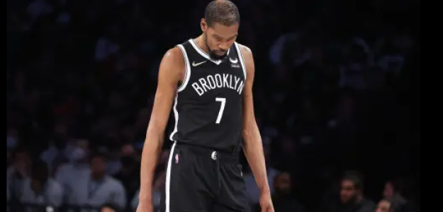 Kevin Durant, impotencia ante defensa de Celtics. Foto: gettyimages