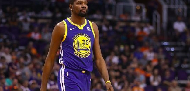 Kevin Durant se lesionó en las pasadas Finales de la NBA. 