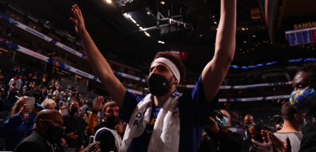 Klay Thompson, estrella de Golden State Warriors. 