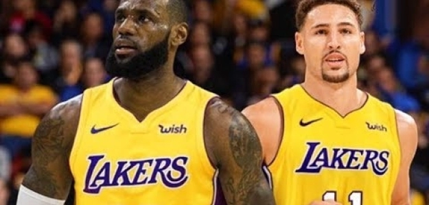 Lebron James y Klay Thompson, estrellas de la NBA