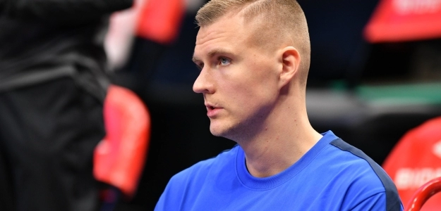 Kristaps Porzingis, jugador de Dallas Mavericks.