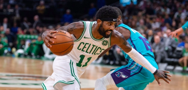 Kyrie Irving, ante Kemba Walker. Foto: @celtics