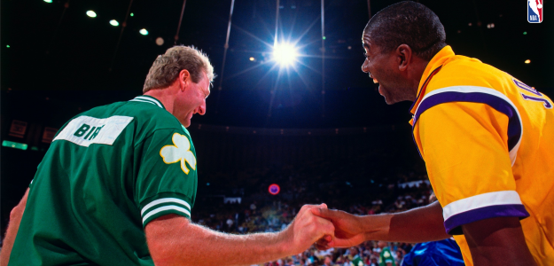 Magic y Bird han ayudado a que Lakers y Celtics tengan dominados 12 equipos entre ambos. Foto: nba.com