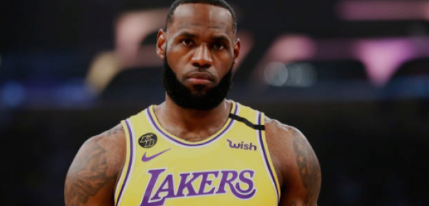 LeBron James, jugador de Los Angeles Lakers.