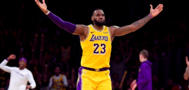 LeBron James, jugador de Los Angeles Lakers.