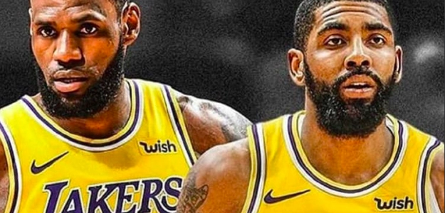 LeBron James y Kyrie Irving podrían reunirse en los Lakers.