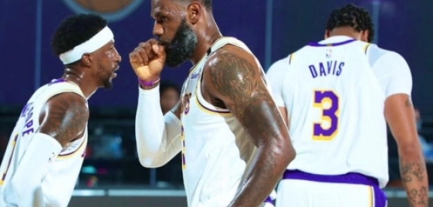 LeBron James, jugador de Los Angeles Lakers.