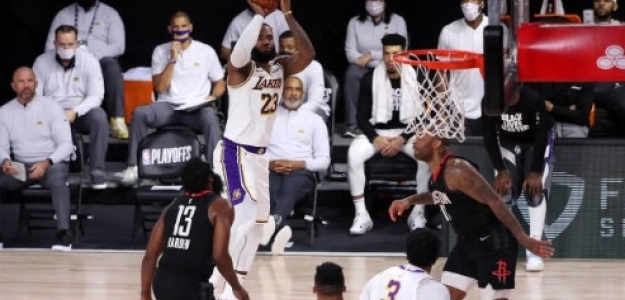 LeBron James, jugador de Los Angeles Lakers.